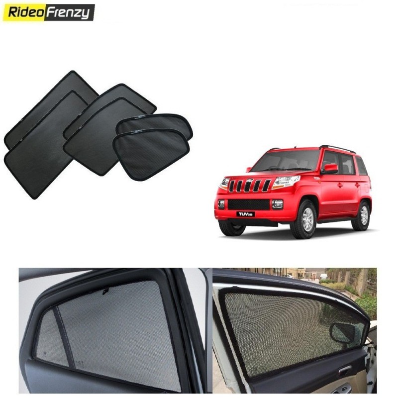 Buy Mahindra TUV300 Magnetic Window Sunshades online at low prices-Rideofrenzy