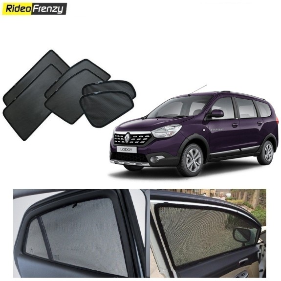 Buy Renault Lodgy Magnetic Car Window Sunshade online India | Rideofrenzy