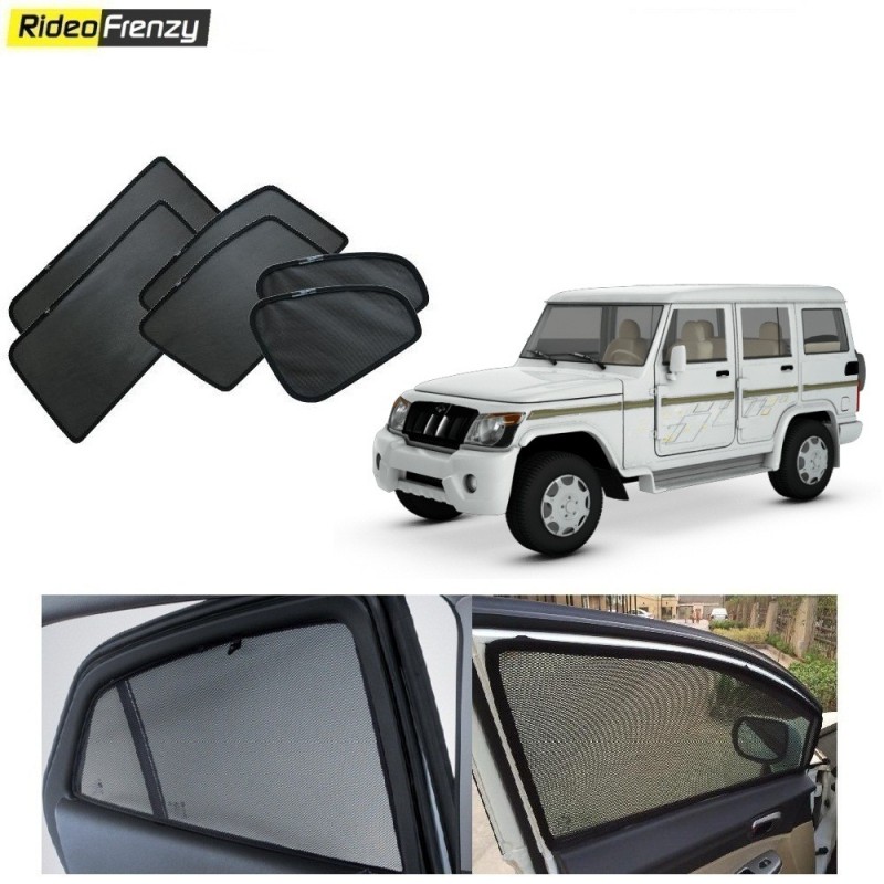 Buy Mahindra Bolero Magnetic Car Window Sunshades online at low prices-Rideofrenzy