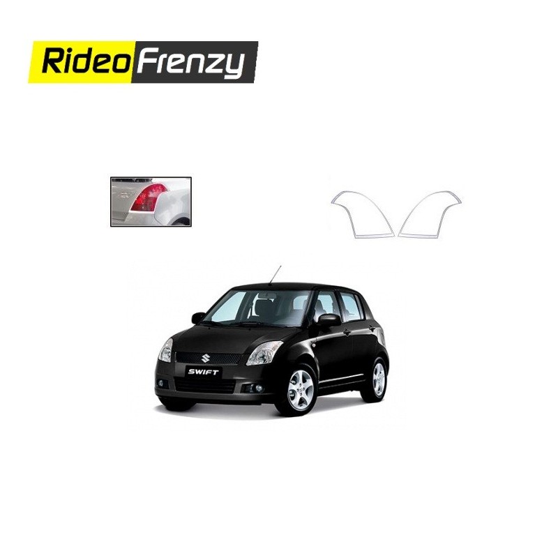 Buy Maruti Swift Old Chrome Tail Light Covers at low prices-RideoFrenzy