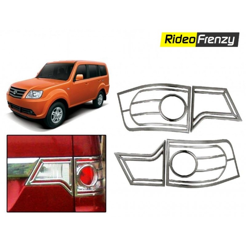 Buy Tata Sumo Grande Chrome Tail Light Covers at low prices-RideoFrenzy