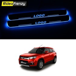 Buy Vitara Brezza 3D Power LED Illuminated Scuff Plates online | Best Selling