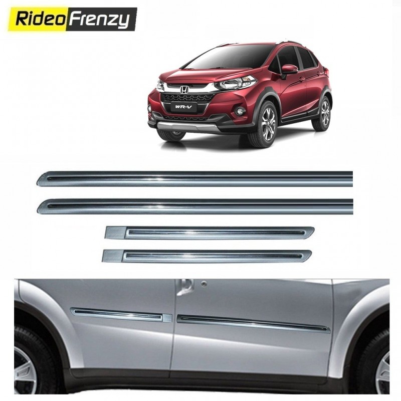 Buy Honda WRV Silver Chromed Side Beading online at low prices-Rideofrenzy