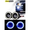 Buy LED Projector Fog Light with Blue Angel Eye Online India | Top Selling