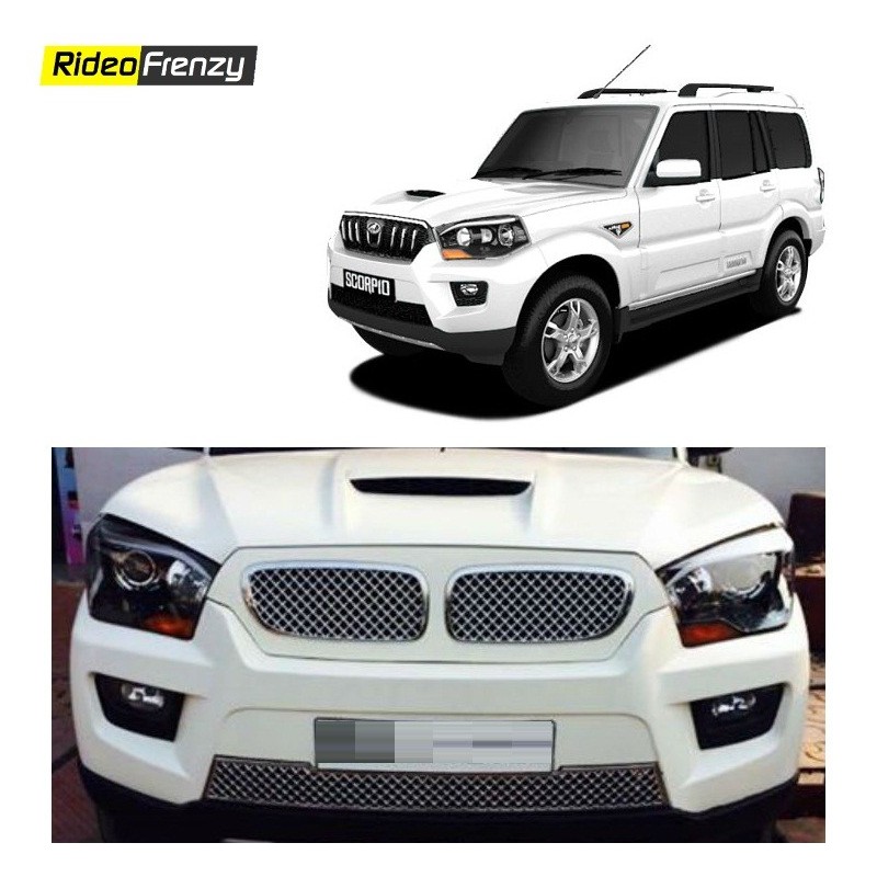 Buy New Mahindra Scorpio BMW Chrome Grill Covers at low prices-RideoFrenzy