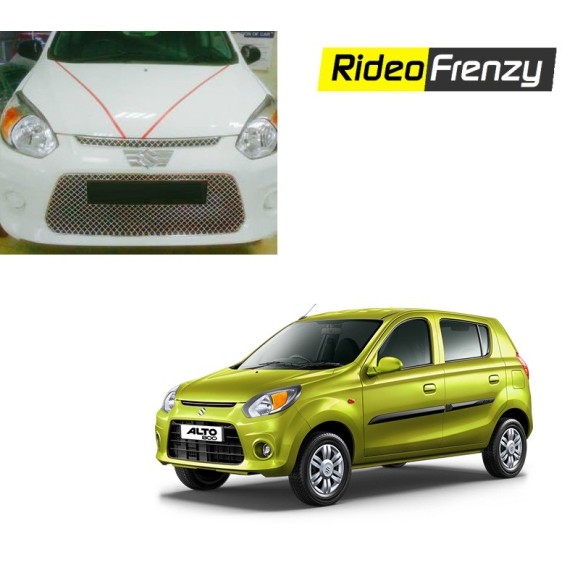 Buy New Model Maruti Alto 800 Chrome Grill Covers at low prices-RideoFrenzy