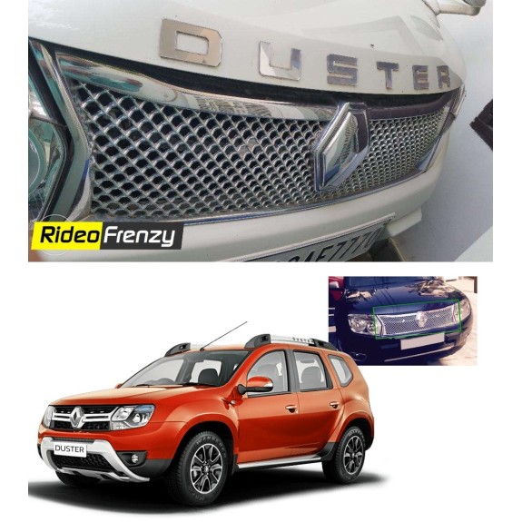 Buy Bentley Style  Renault Duster Chrome Plated Grill at low prices-RideoFrenzy