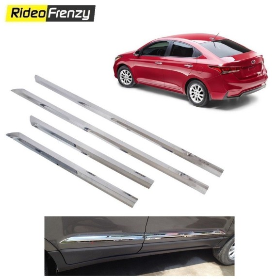 Buy Hyundai VERNA 2017 Wide Chrome Side beading at low prices-RideoFrenzy