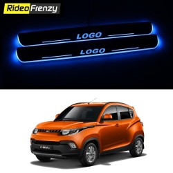 Buy Mahindra KUV100 3D Power LED Illuminated Sill/Scuff Plates-RideoFrenzy