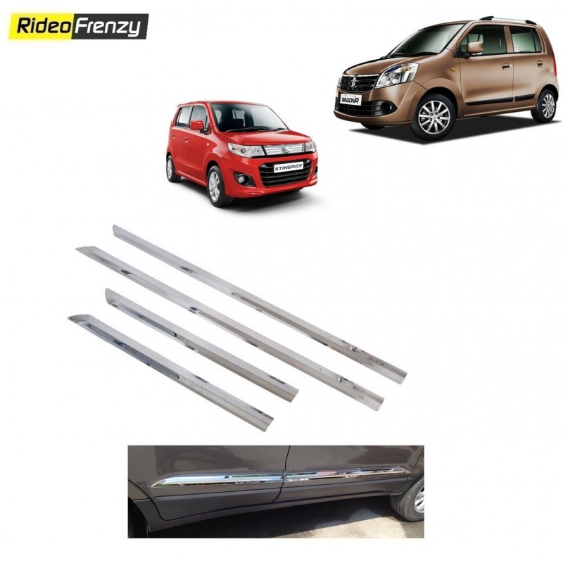 Buy WagonR & Stingray Chrome Side Beading Online at low prices-RideoFrenzy
