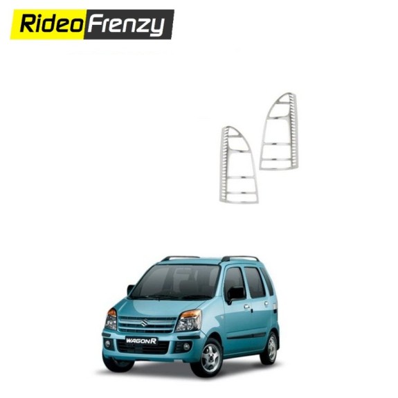 Buy Maruti WagonR type2 Chrome Tail Light Cover at low prices-RideoFrenzy