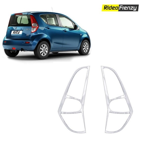 Maruti Ritz Chrome Tail Light Covers online-RideoFrenzy