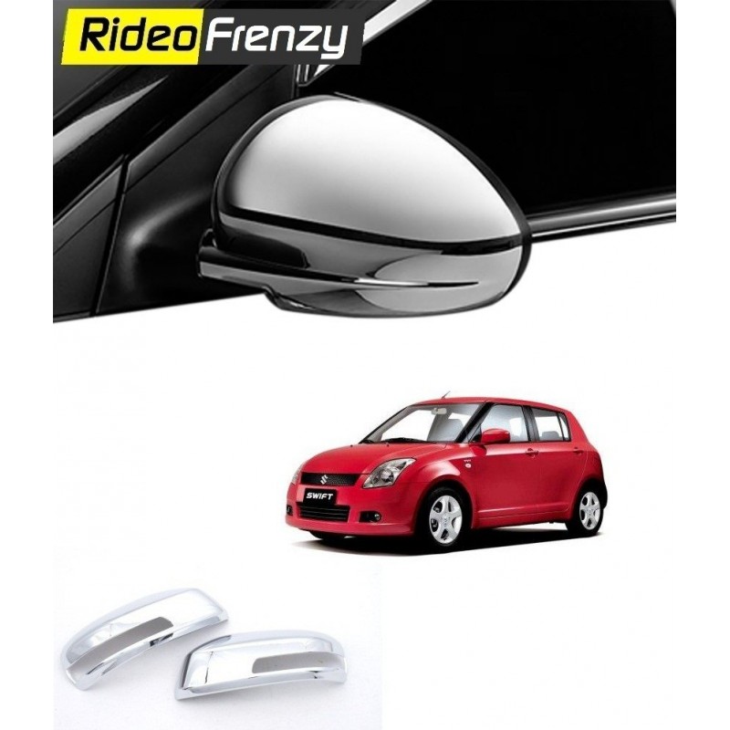 Buy Maruti Swift old model Chrome Mirror Covers online at low prices-RideoFrenzy