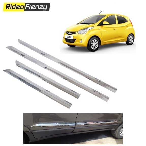 Buy Stainless Steel Hyundai Eon Side Beading online at low prices-RideoFrenzy