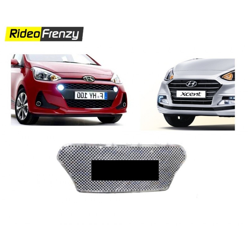 Hyundai Grand i10 & Xcent Chrome Grill Covers-Latest 2017 model