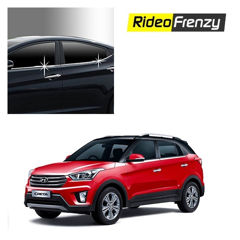 Buy Hyundai Creta Chrome Lower window garnish at low prices-RideoFrenzy