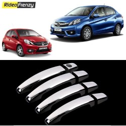 Buy Honda Brio & Amaze Door Chrome Handle Covers online at low prices-RideoFrenzy