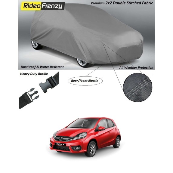 Buy Heavy Duty Honda Brio Car Body Cover online at low prices-RideoFrenzy