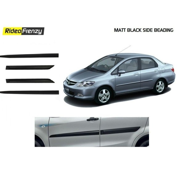 Buy Original Matt Black Side Beading for Honda City Zx online at low prices-RideoFrenzy