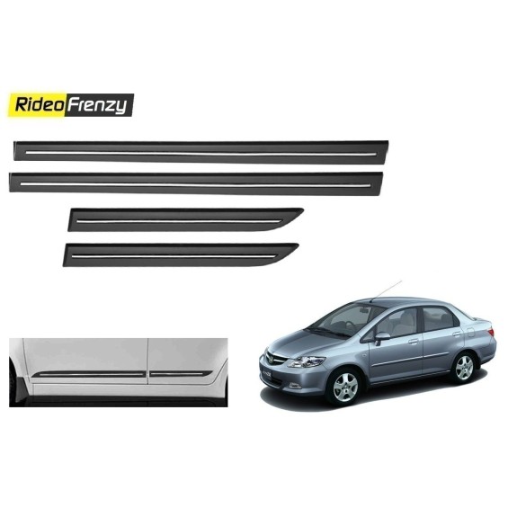 Buy Honda City Zx Black Chromed Side Beading online at low prices-RideoFrenzy