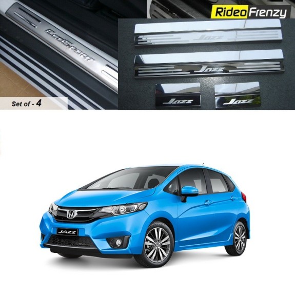 Buy Honda Jazz Door Stainless Steel Sill Plates online at low prices-Rideofrenzy