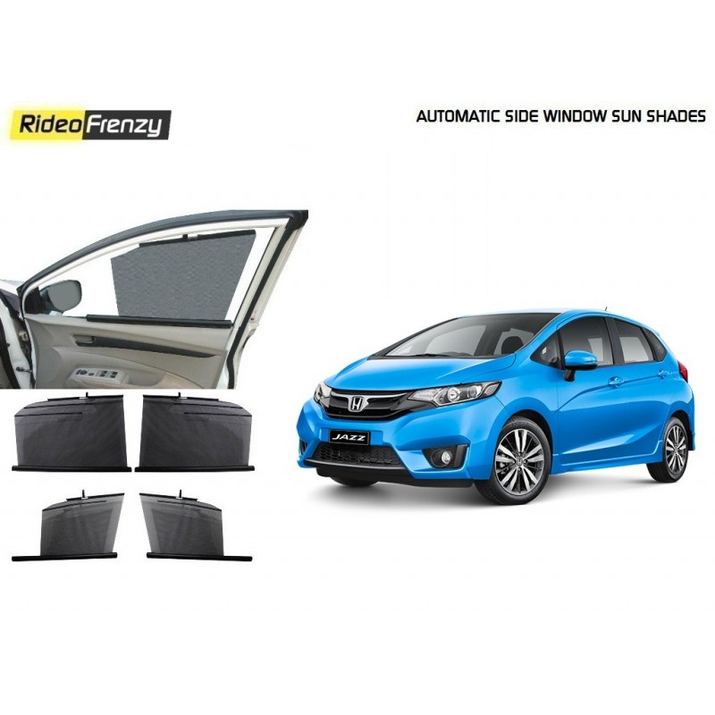 Buy New Honda Jazz Automatic Side Window Sun Shades online at low prices-RideoFrenzy