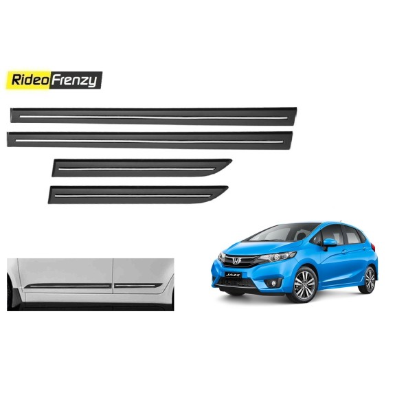 Buy Honda Jazz Black Chromed Side Beading online at low prices-RideoFrenzy