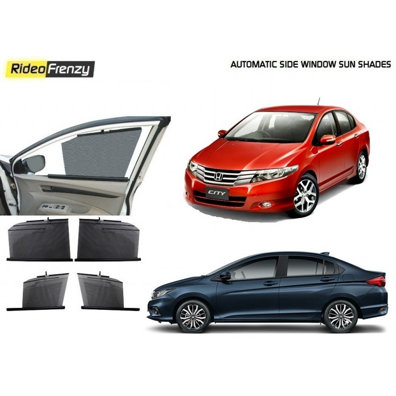 Buy Honda City Ivtec/Idtec Automatic Side Window Sun Shades online at low prices-Rideofrenzy