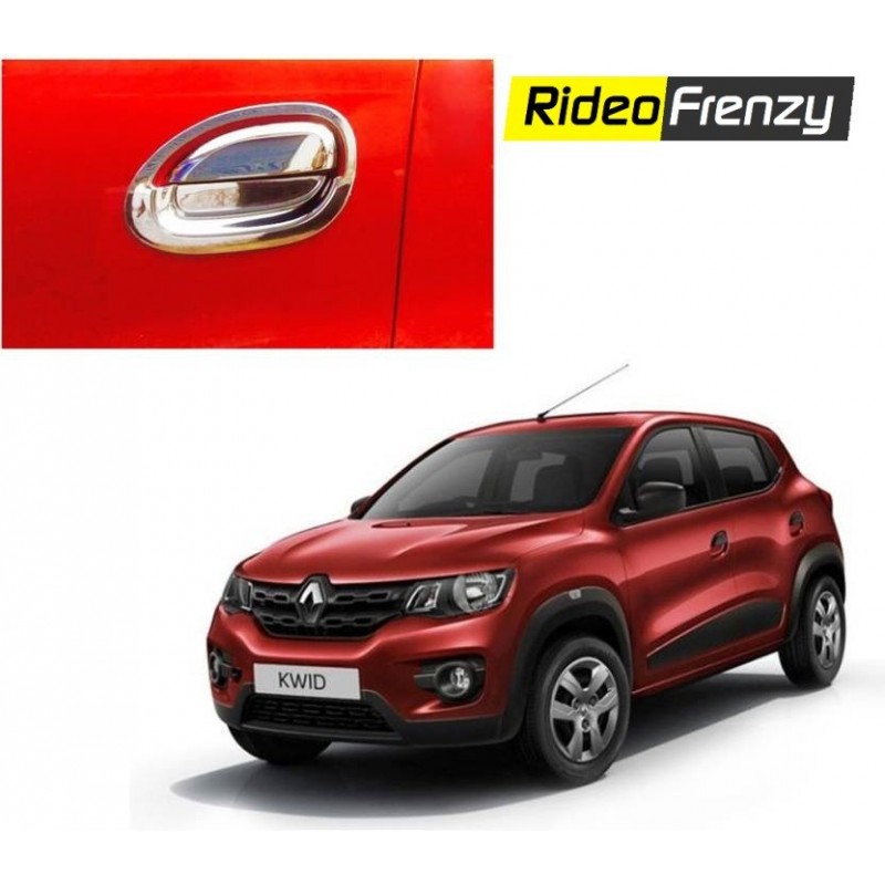 Buy Renault Kwid Full Chrome Handle Covers online at low prices-RideoFrenzy