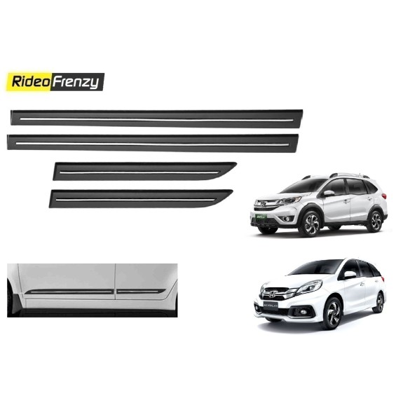 Buy Honda Mobilio/BRV Black Chromed Side Beading at low prices-RideoFrenzy