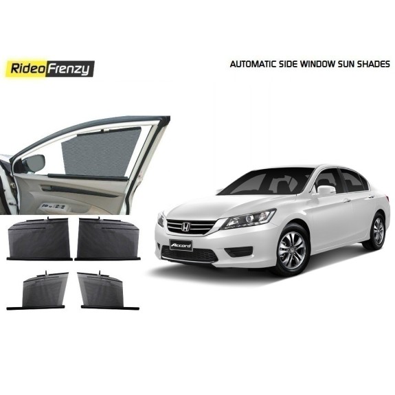 Buy Honda Accord Automatic Side Window Sun Shades online at low prices-RideoFrenzy