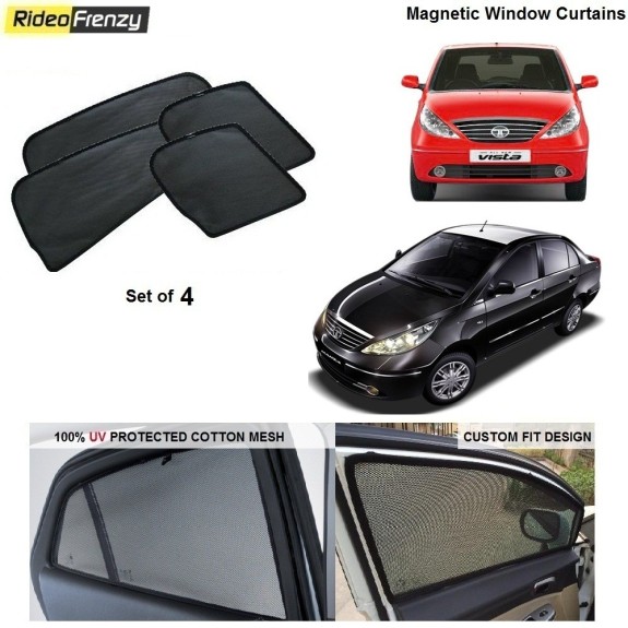 Buy Indica Vista/Manza Magnetic Car Window Sunshades online at low prices-RideoFrenzy