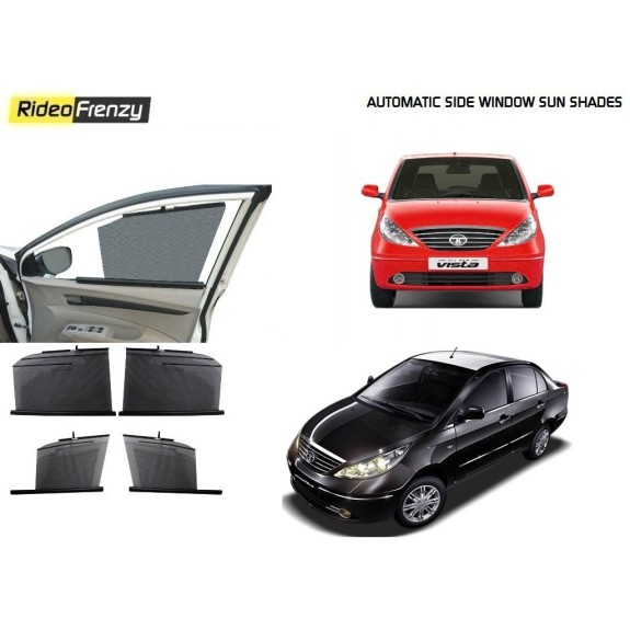 Buy Tata Indica Vista/Manza Automatic Side Window Sun Shades online at low prices-RideoFrenzy
