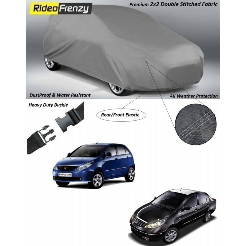 Buy Heavy Duty Tata Indica Vista Car Body Covers online at low prices-RideoFrenzy