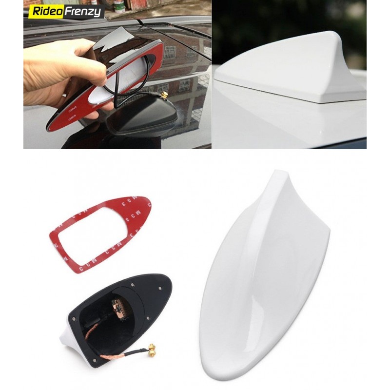 Buy White Signal Booster Shark Fin Replacement Antenna Online | Best Selling