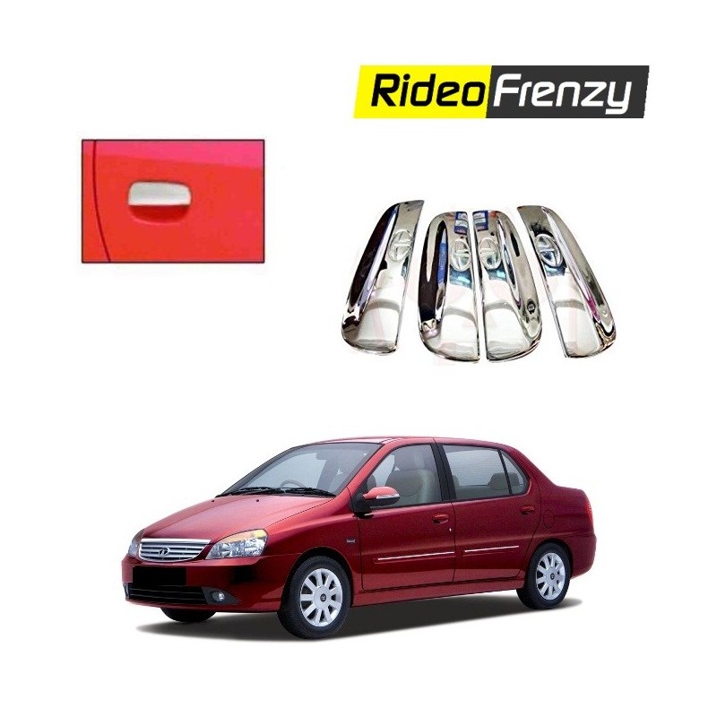 Buy Tata Indigo Door Chrome Handle Covers online at low prices-RideoFrenzy