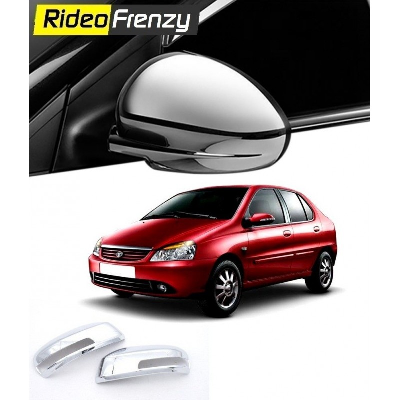 Buy Premium Tata Indigo Chrome Mirror Covers online at low prices-RideoFrenzy