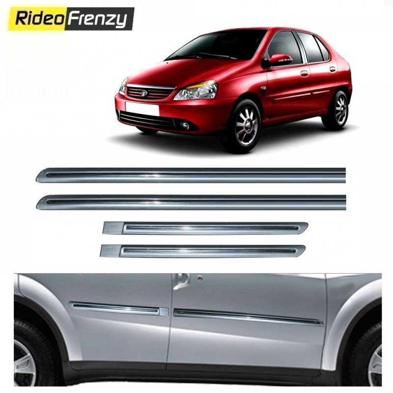 Buy Tata Indigo Silver Chromed Side Beading online at low prices-RideoFrenzy