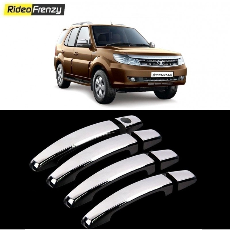 Buy Tata Safari Storme Door Chrome Handle Cover online at low prices-RideoFrenzy