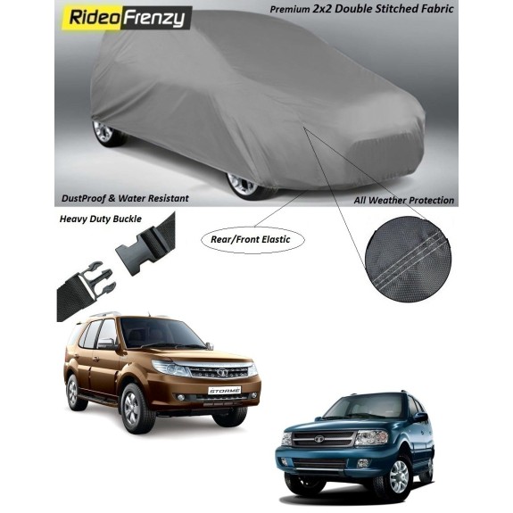 Buy Heavy Duty Tata Safari Car Body Covers online at low prices-RideoFrenzy