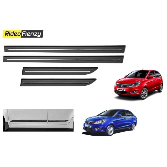 Buy Tata Zest & Bolt Black Chromed Side Beading online at low prices-RideoFrenzy