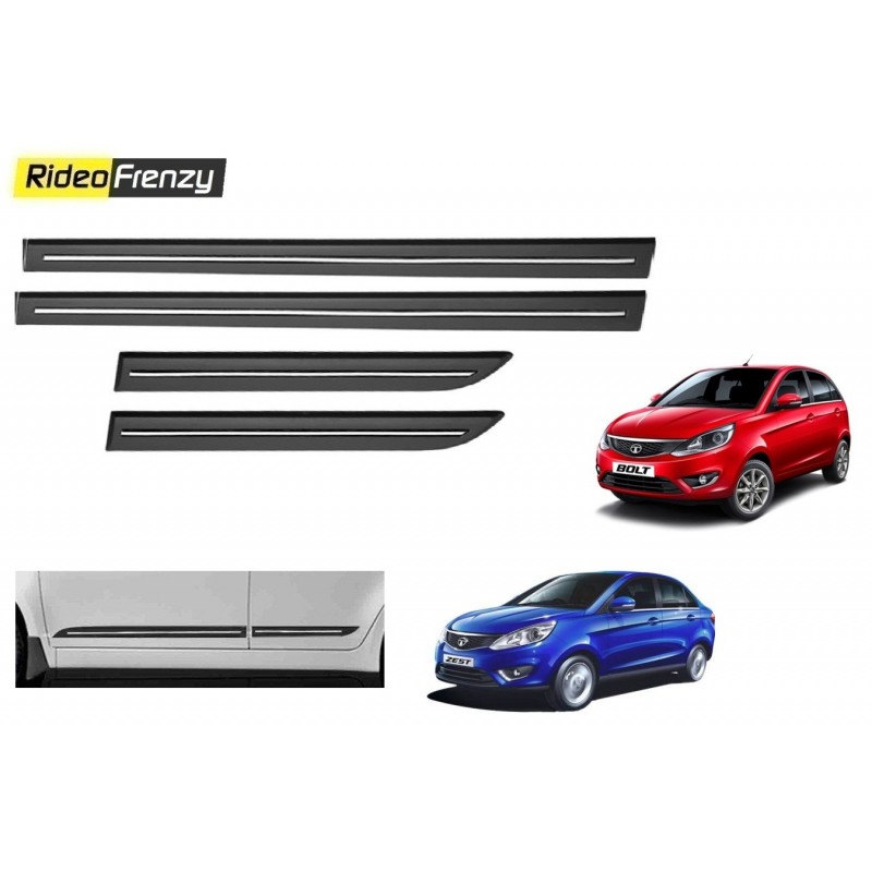 Buy Tata Zest & Bolt Black Chromed Side Beading online at low prices-RideoFrenzy