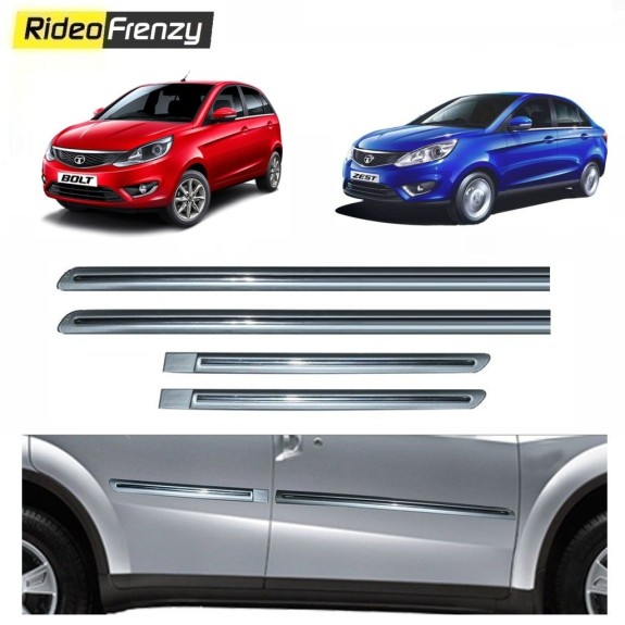 Buy  Tata Zest & Bolt Silver Chromed Side Beading online at low prices-RideoFrenzy