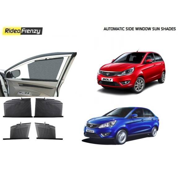 Buy Tata Zest & Bolt Automatic Side Window Sun Shade online at low prices-RideoFrenzy