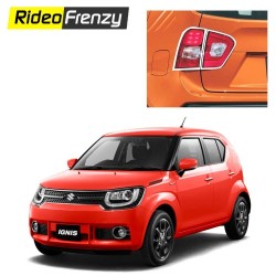 Buy Maruti Ignis Chrome Tail Light Covers online at Low prices-RideoFrenzy