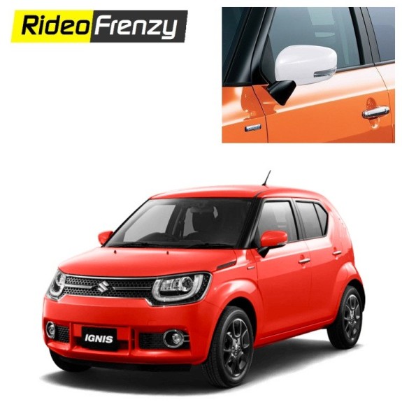 Buy Maruti Ignis Chrome Mirror Covers online at Low prices-RideoFrenzy