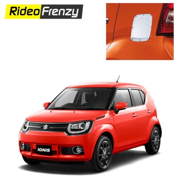 Buy Maruti Ignis Chrome Petrol Tank Covers online at Low prices-RideoFrenzy