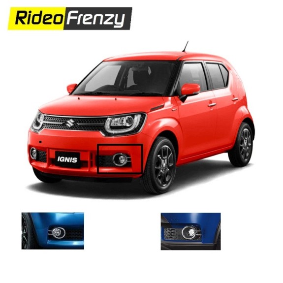 Buy Maruti Ignis Chrome Fog Lamps Covers/Rim online at Low prices-RideoFrenzy