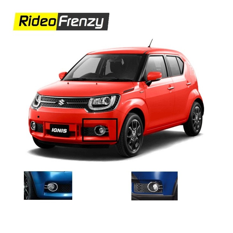 Buy Maruti Ignis Chrome Fog Lamps Covers/Rim online at Low prices-RideoFrenzy