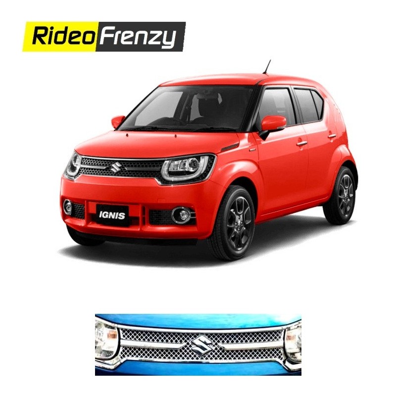Buy Maruti Ignis Chrome Grill Covers online at Low prices-RideoFrenzy